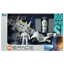 اسباب بازی مدل شاتل فضایی طرح Space unique station toy series کد 143-3 مجموعه 7 عددی