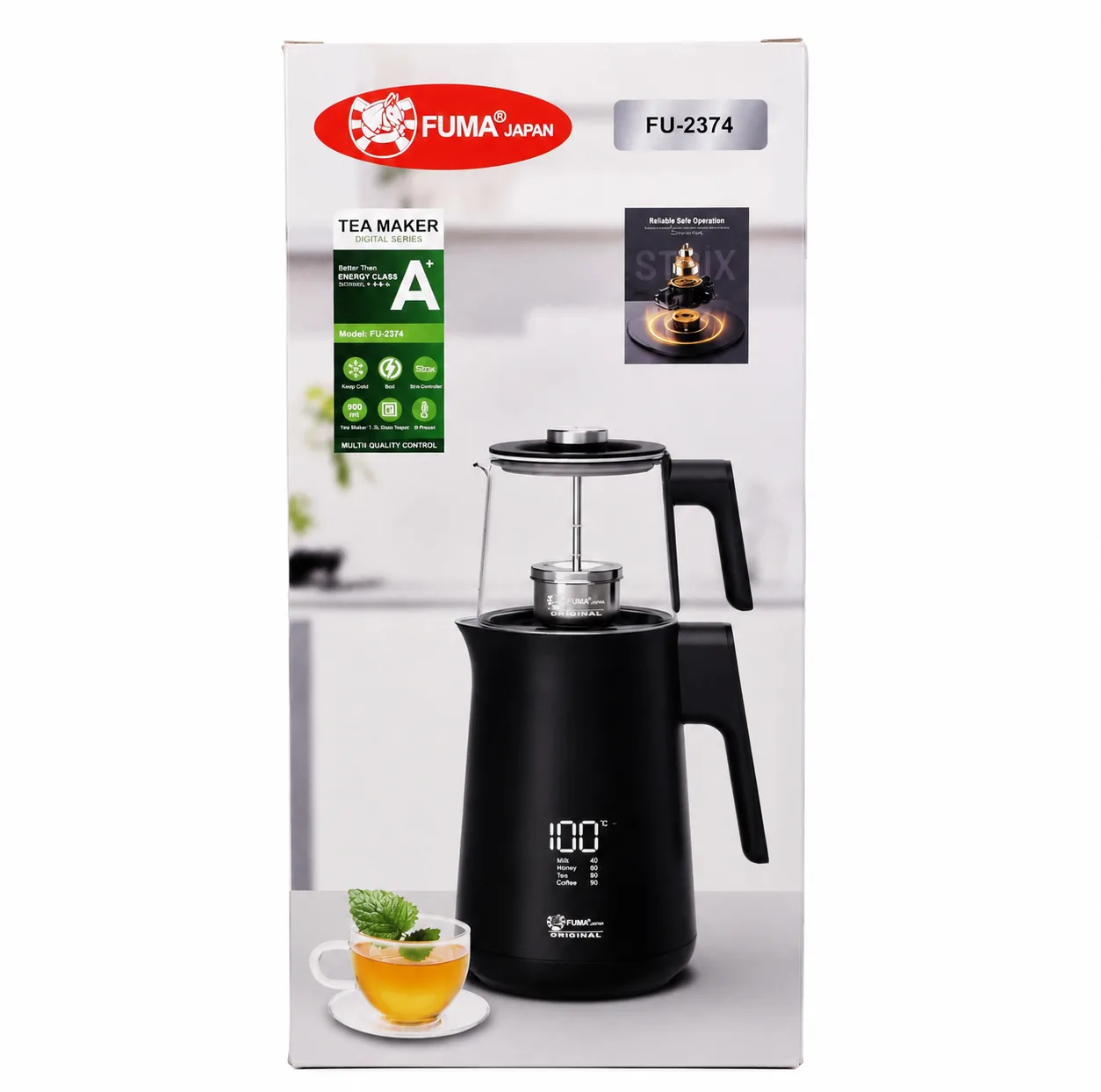 چای ساز روی هم فوما مدل FU-2374