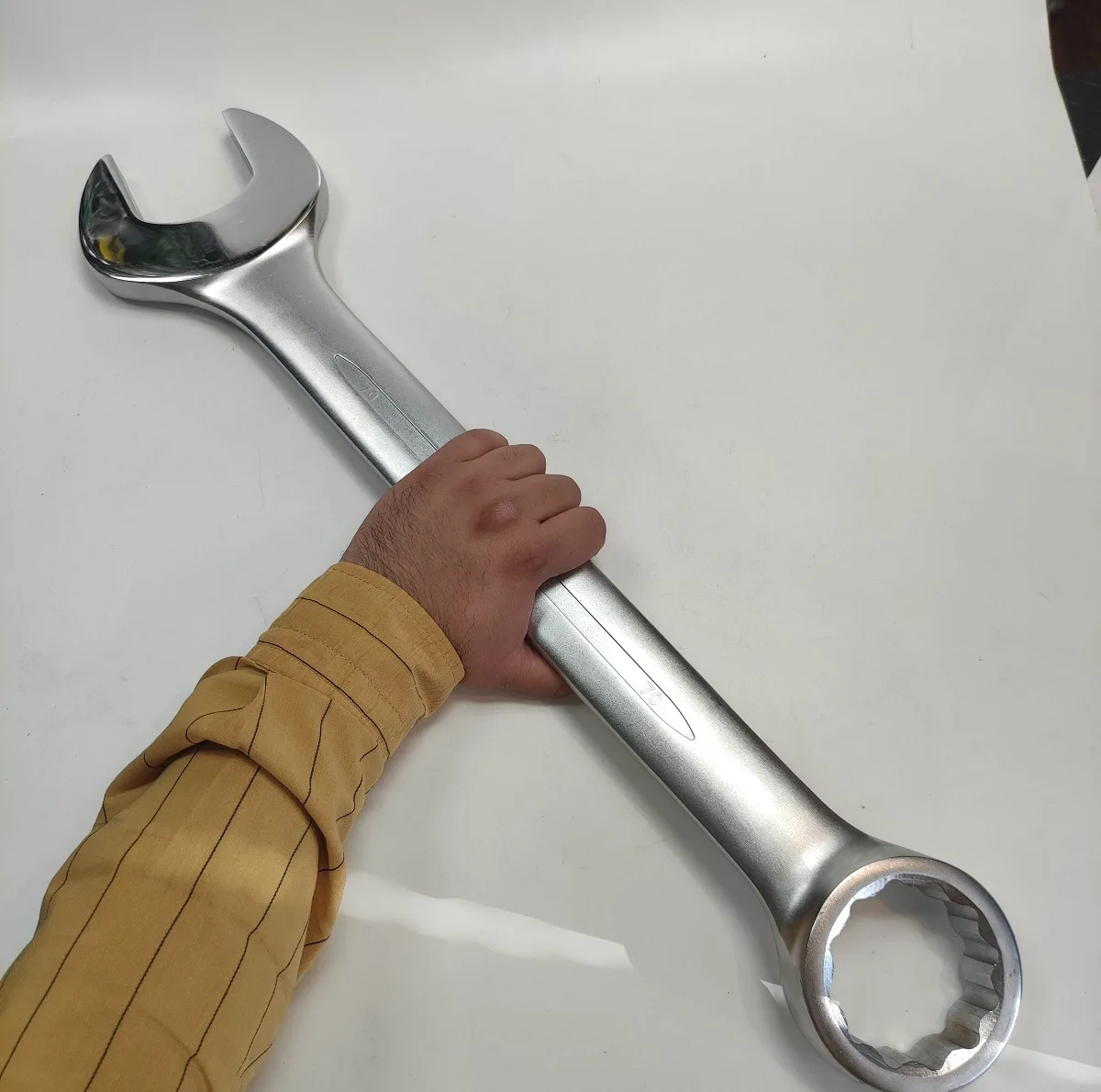 آچار یکسر تخت و یکسر رینگی بوکسو مدل WR1711-070 سایز 70 میلی متر