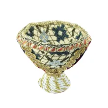 پیاله سفالی مدل فرش کد tz-2 بسته 6 عددی