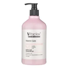 شامپو مو ویتاپلکس مدل Vitamin Care 01 حجم 500 میلی‌لیتر مناسب موهای خشک و معمولی، نرم‌کننده، مرطوب‌کننده، تقویت‌کننده، ترمیم‌کننده، براق‌کننده و ضد وز
