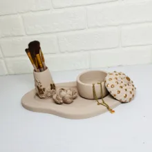 ست 4تکه بتنی دکوری مدل رومیزی
