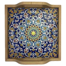 سینی کاشی کاری مدل هندسی