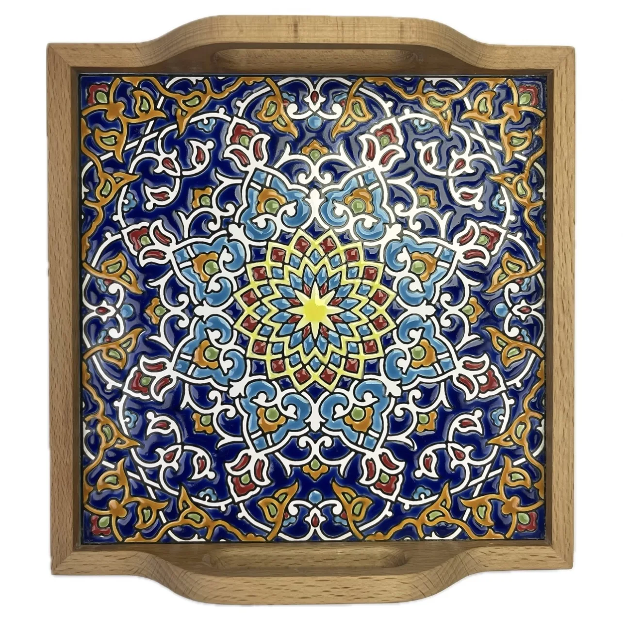 سینی کاشی کاری مدل هندسی