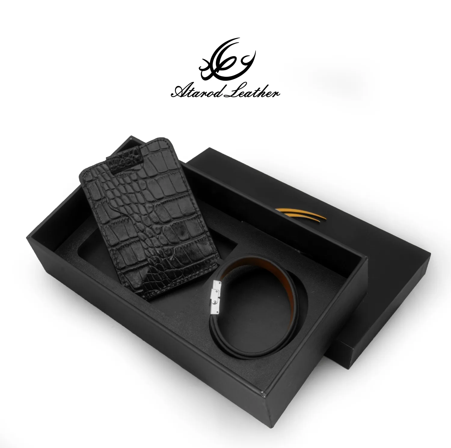 ست هدیه چرم عطارد مدل چرم طبیعی کد A110