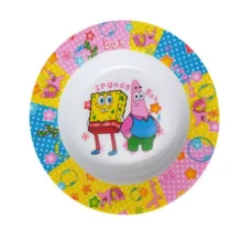 سرویس غذا خوری 4 پارچه کودک طرح باب اسفنجی کد bob444
