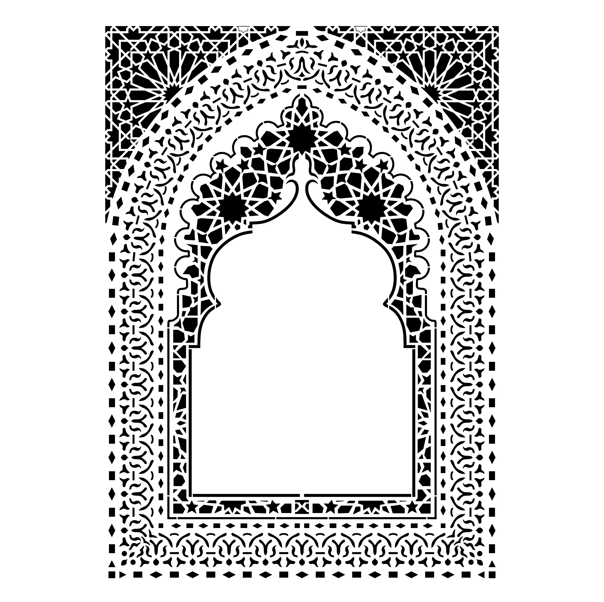شابلون طرح فرش کد F356