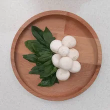 ظرف سرو مدل چوبی گرد z1