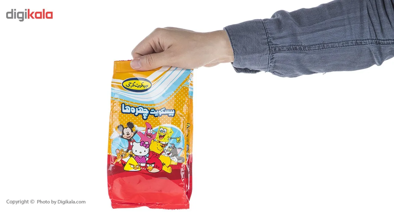 بیسکویت چهره‌ ها گرجی مقدار 80 گرم