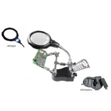 گیره مونتاژ مدل TE-801 به همراه ذره بین