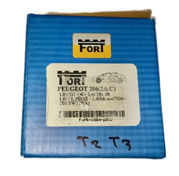 لنت ترمز دیسکی جلو فورت مدل Peugeot2ac کد fort16V070 دو جفت مناسب برای پژو 206 تیپ 2