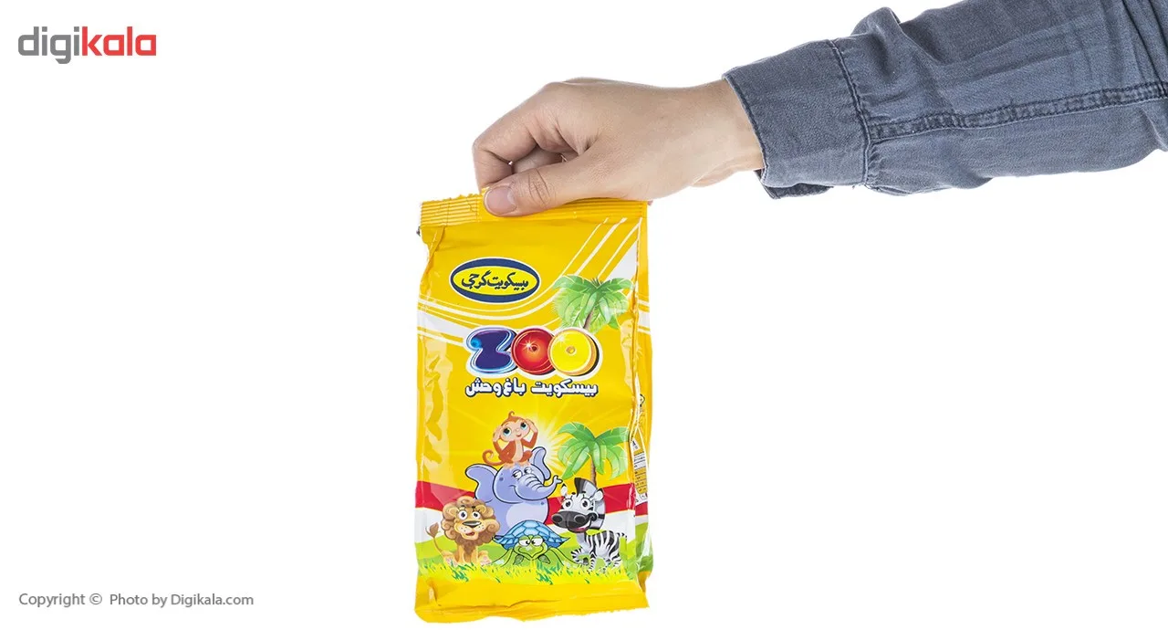 بیسکوییت باغ وحش گرجی مقدار 80 گرم