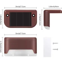 چراغ پارکی خورشیدی مدل Solar Deck بسته 4 عددی