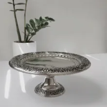 شیرینی خوری مسی مدل ارکیده کد ZH345.12