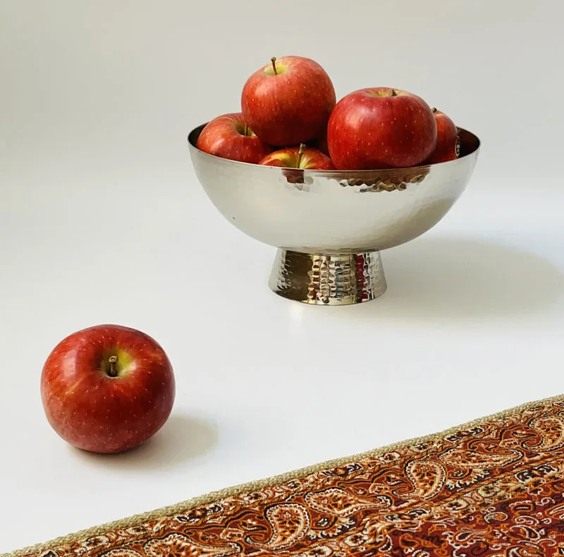 شکلات خوری مسی مدرن گرد کروم کد ZH407.6