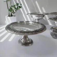 شیرینی خوری مسی مدل ارکیده کد ZH345.12