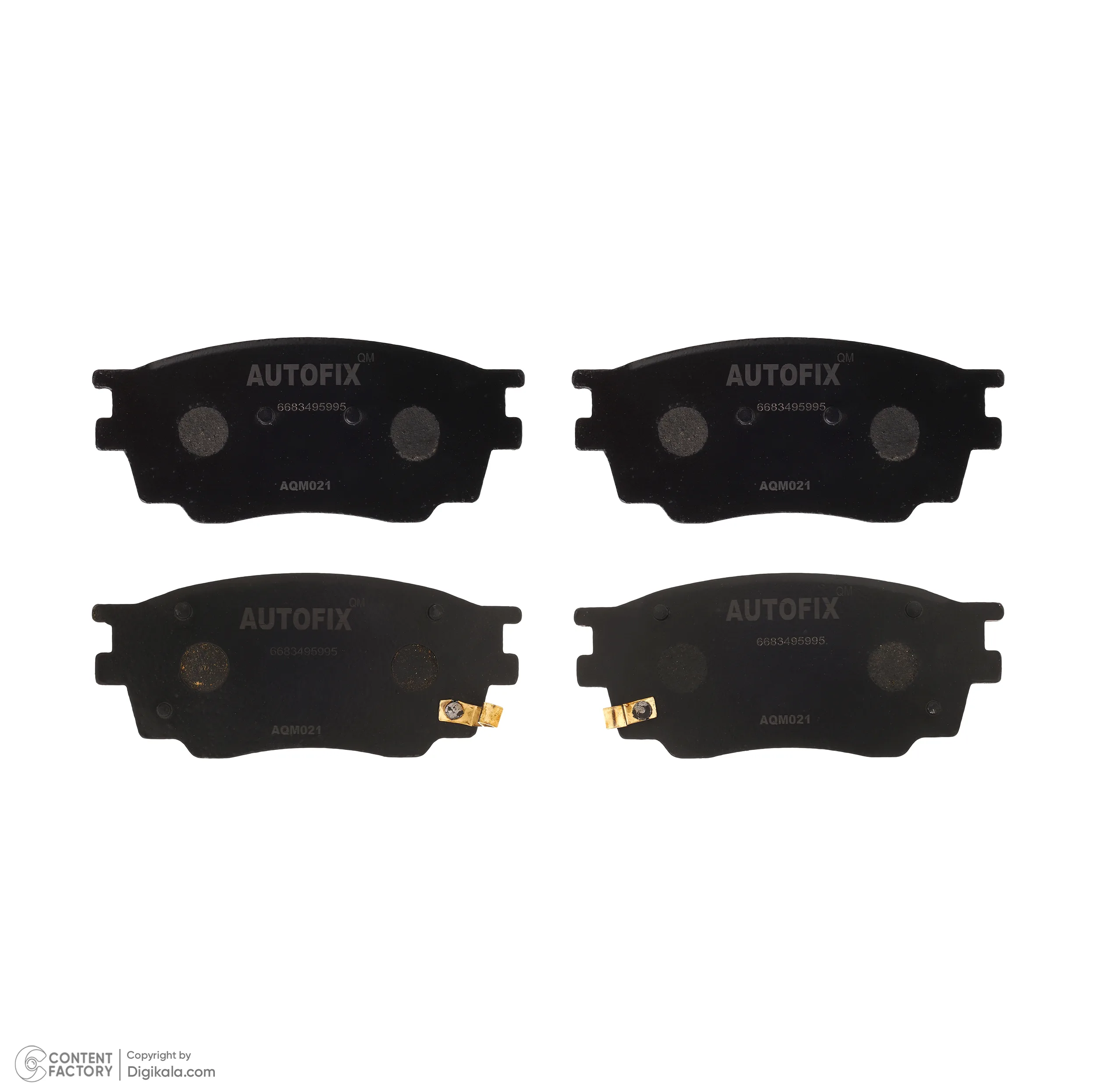 لنت ترمز جلو اتوفیکس مدل AQM021 مناسب برای خودرو شاهین و آریو Z300