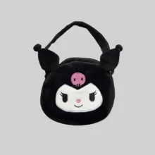 کیف رودوشی دخترانه مدل Plush-X طرح کرومی