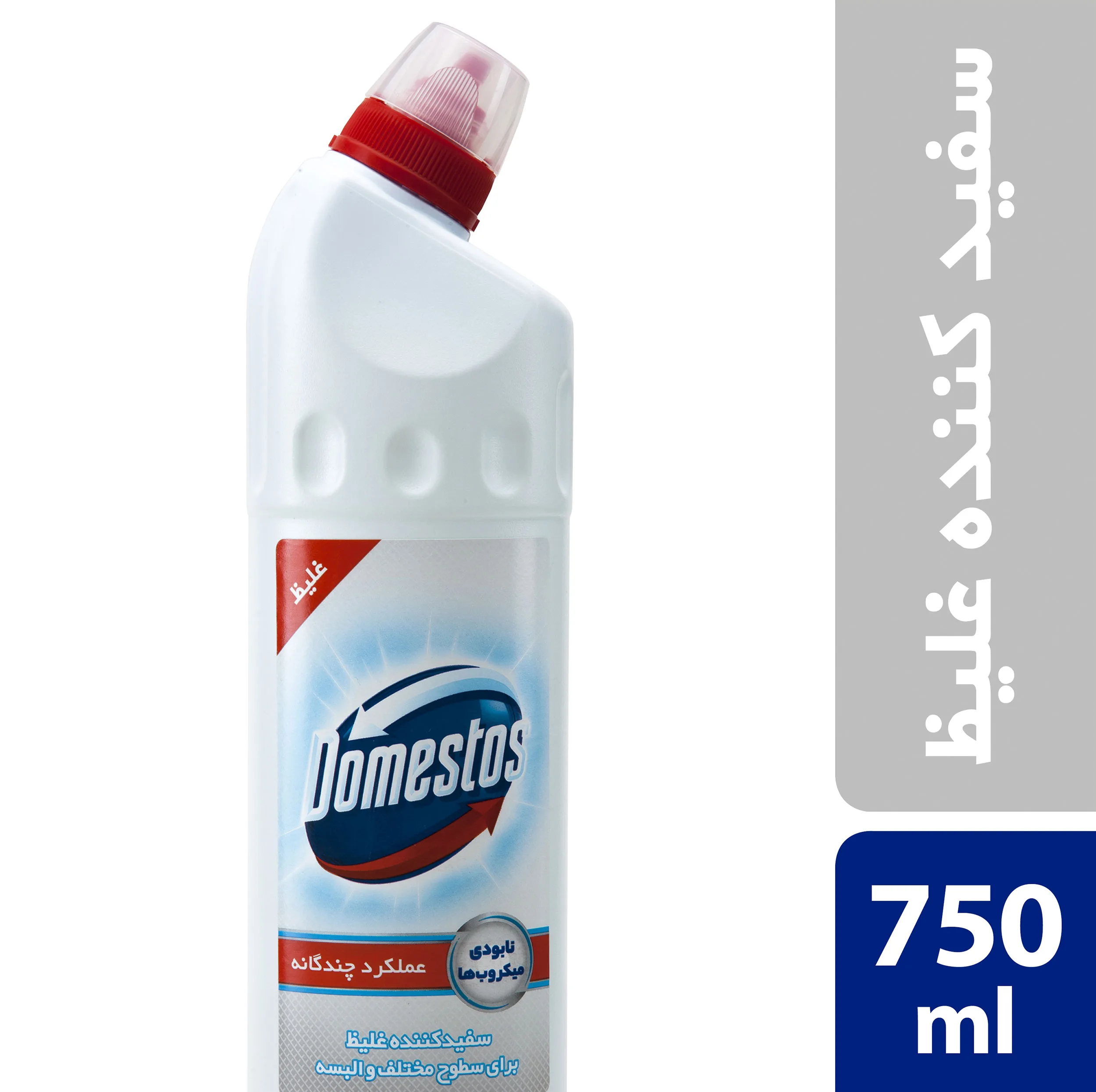 مایع سفیدکننده غلیظ سطوح دامستوس مدل Snow White حجم 750 میلی لیتر