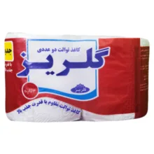 دستمال توالت گلریز مدل دلفی 3 بسته 2 عددی