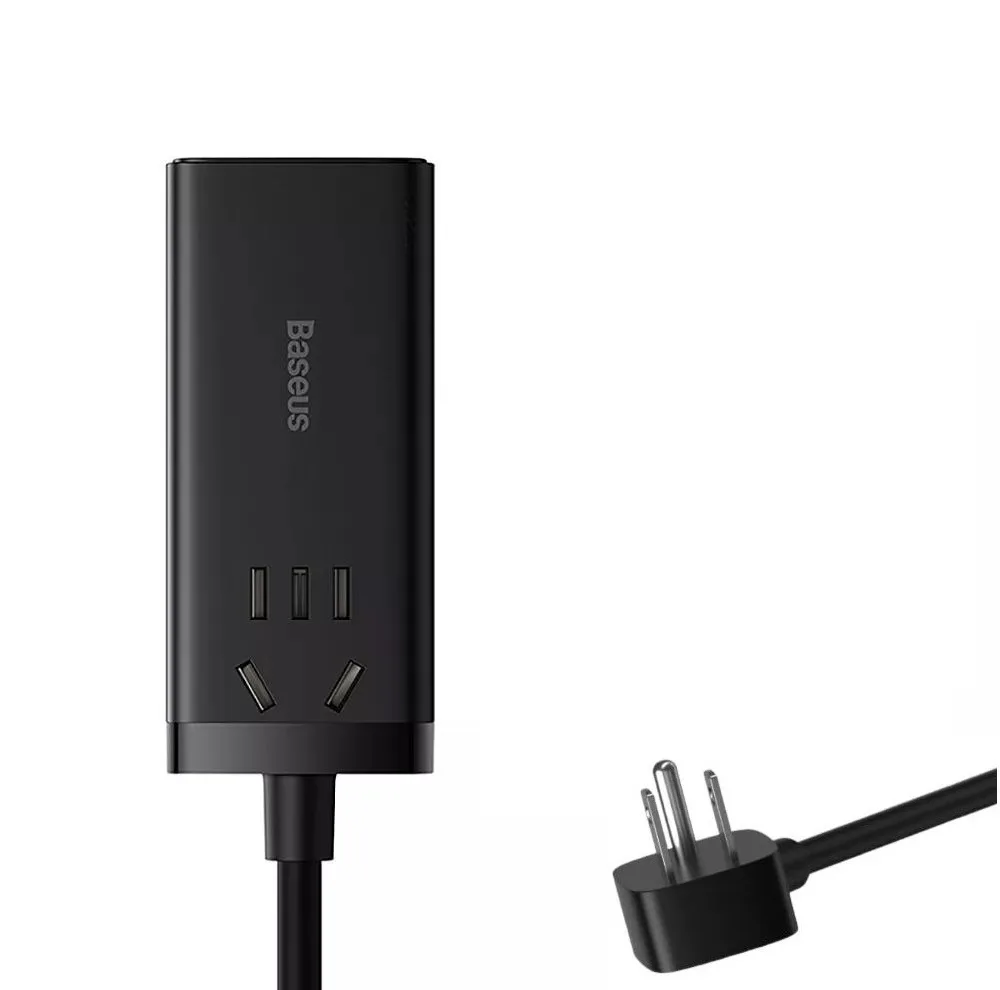 شارژر رومیزی باسئوس مدل Power Combo 65W به همراه کابل USB-C
