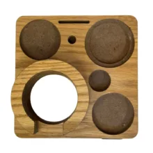 استند نگهدارنده کپسول قهوه مدل مربع چوبی کد 51