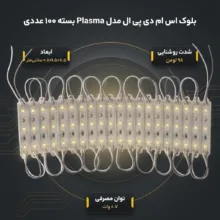 بلوک اس ام دی پی ال مدل Plasma بسته 100 عددی