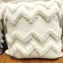 کاور کوسن مدل پانچ دوزی کد  K300 سایز 40*40 سانتی متر