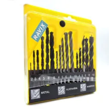 مته راویکس مخصوص چوب و آهن و دیوار  مدل  -16PCS-METAL-ALVENARIA-MADEIRA مجموعه 16 عددی