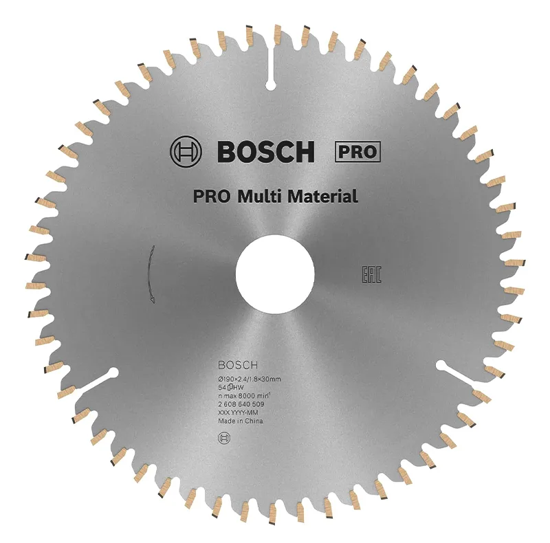 صفحه برش اره دیسکی چند منظوره بوش مدل  PRO Multi Material - 190 MM