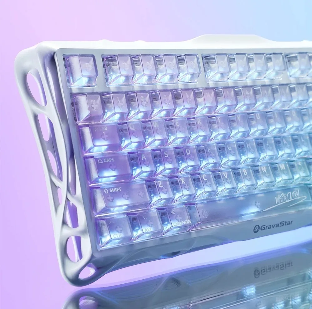 کیبورد گیمینگ گراوا استار مدل Mercury K1 Lite - Crystal Aurora