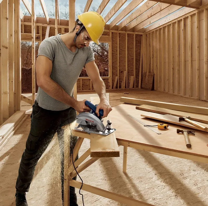 اره دیسکی 1400 وات بوش مدل GKS 140 Professional Hevy Duty