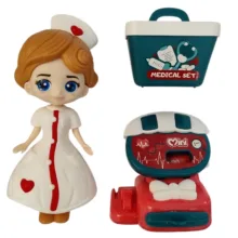 ست اسباب بازی تجهیزات پزشکی مدل Mini Medical Set مجموعه 17 عددی