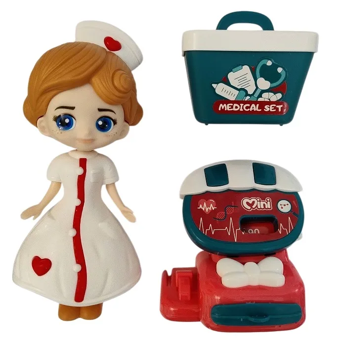 ست اسباب بازی تجهیزات پزشکی مدل Mini Medical Set مجموعه 17 عددی