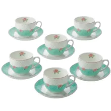 سرویس چای خوری 12 پارچه 6 نفره آنجلا مدل ZP-318