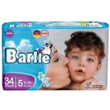 پوشک بارلی مدل Economic بسته 34 عددی مجموعه 4 عددی