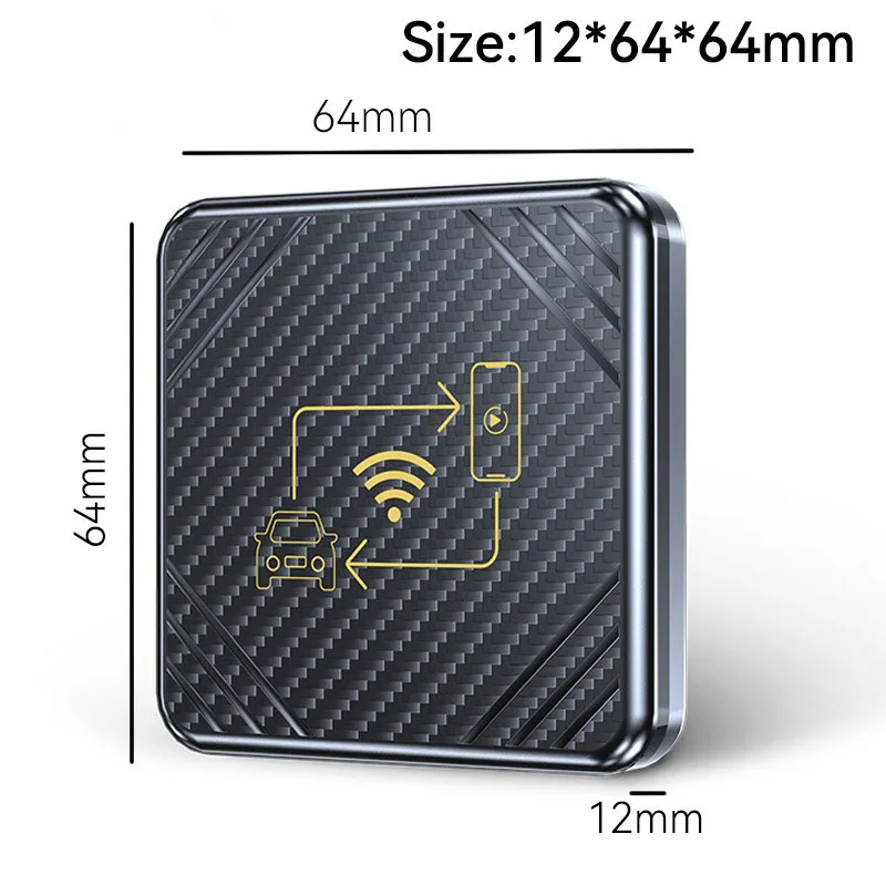 کارپلی و اندروید اتو مدل Wireless CarPlay/Android Auto Q1 به همراه کابل Type-C به USB و کابل Type-C به Type-C