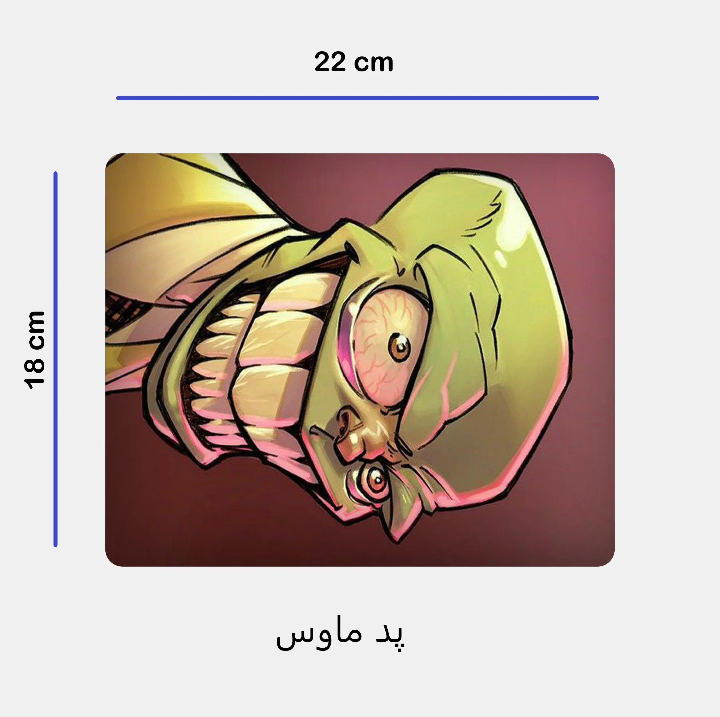 ست ماگ به همراه زیر لیوانی و پد ماوس مدل ماسک کد 127