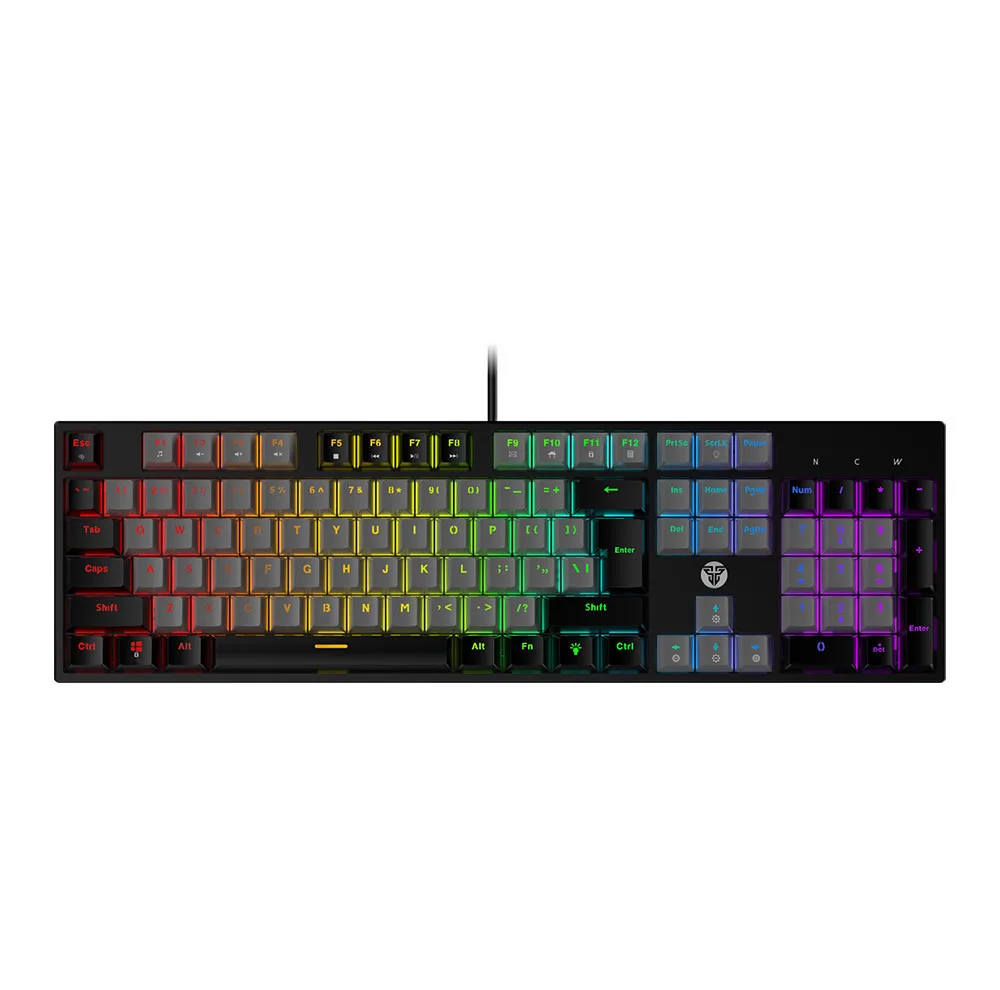 کیبورد گیمینگ فنتک مدل ATOM104 MK886V2Blueswitch