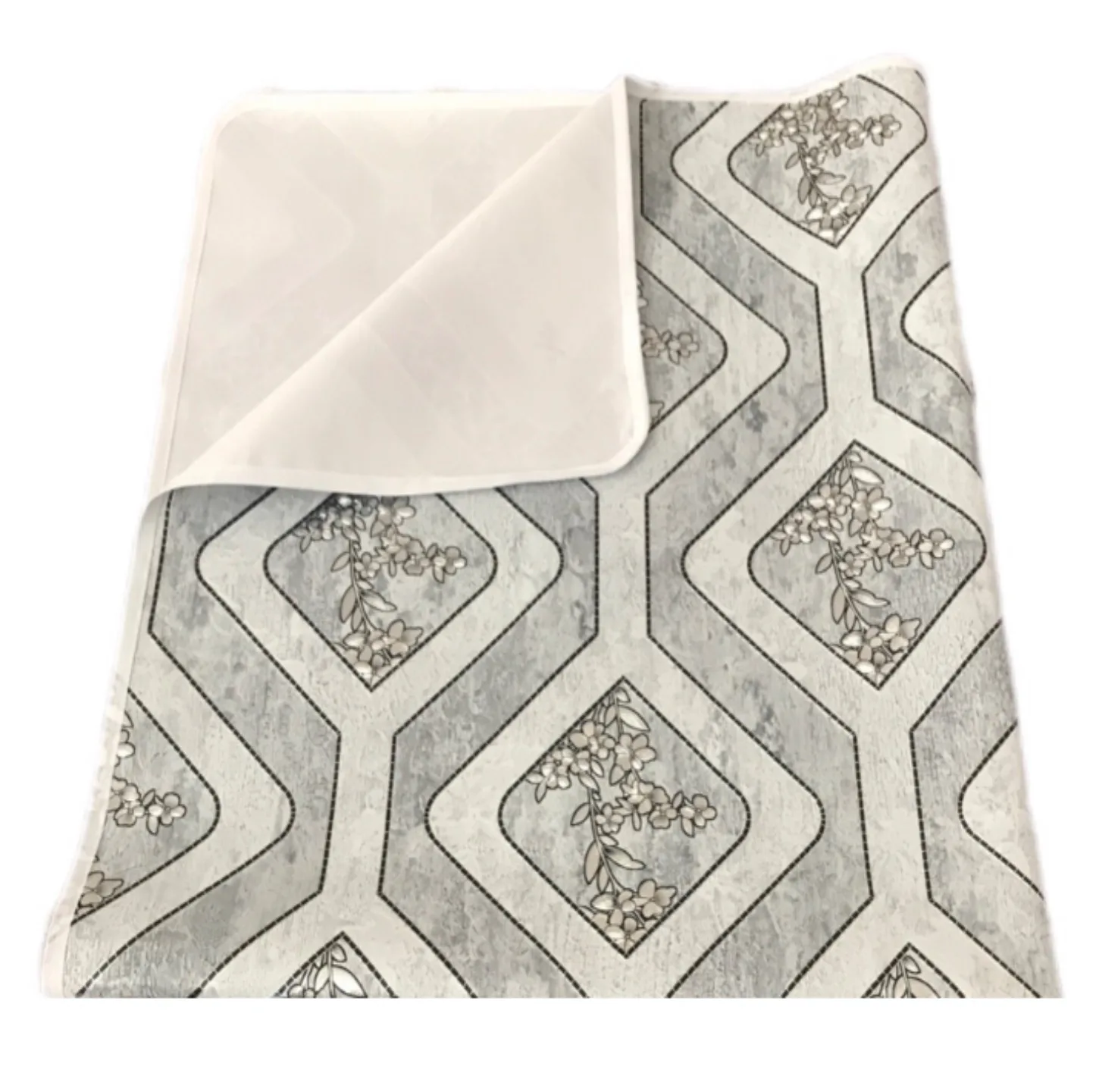 سفره 8 نفره مدل لوتوس طرح پشت نخی سایز 140×140 سانتی متر کد 05