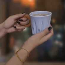 ماگ مدل دسته چوبی بسته 6 عددی