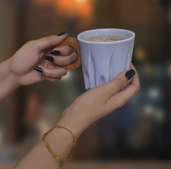 ماگ مدل دسته چوبی بسته 6 عددی