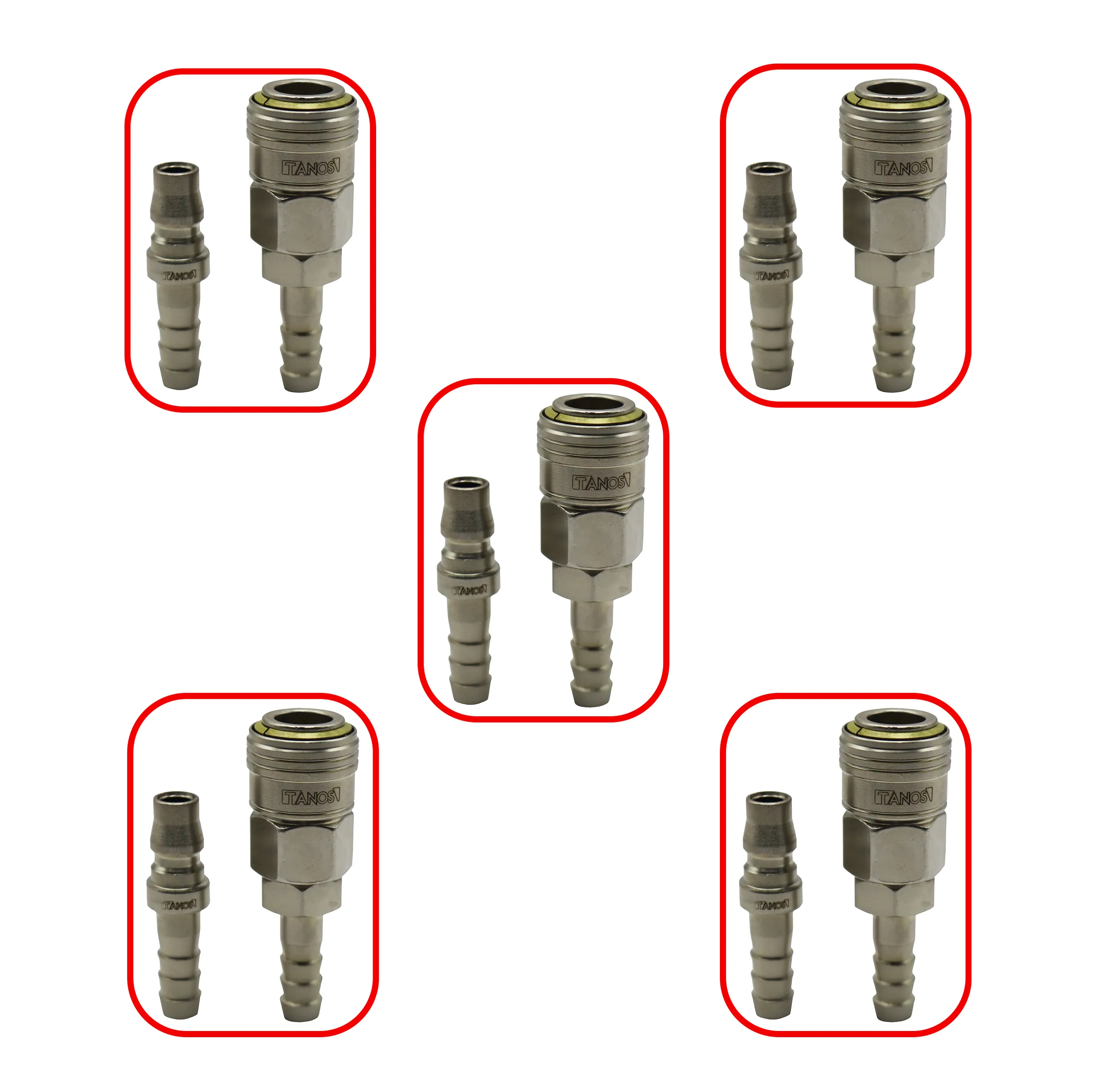 کوپلینگ تانوس مدل YP-30SH-PH-3/8 مجموعه 5 عددی
