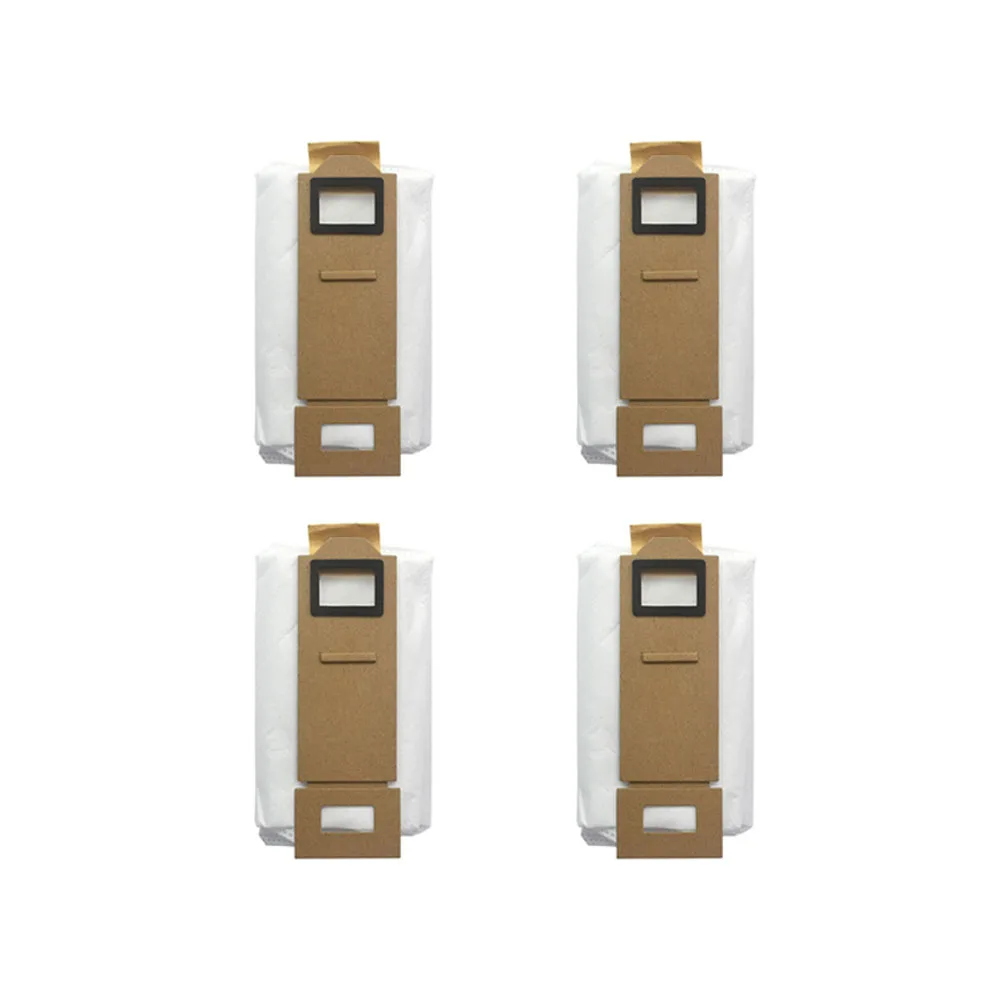 کیسه تخلیه جارو رباتیک مدل Roborock مناسب برای پاکت جاروبرقی رباتیک روبوراک S7 Max V Plus مجموعه 4 عددی