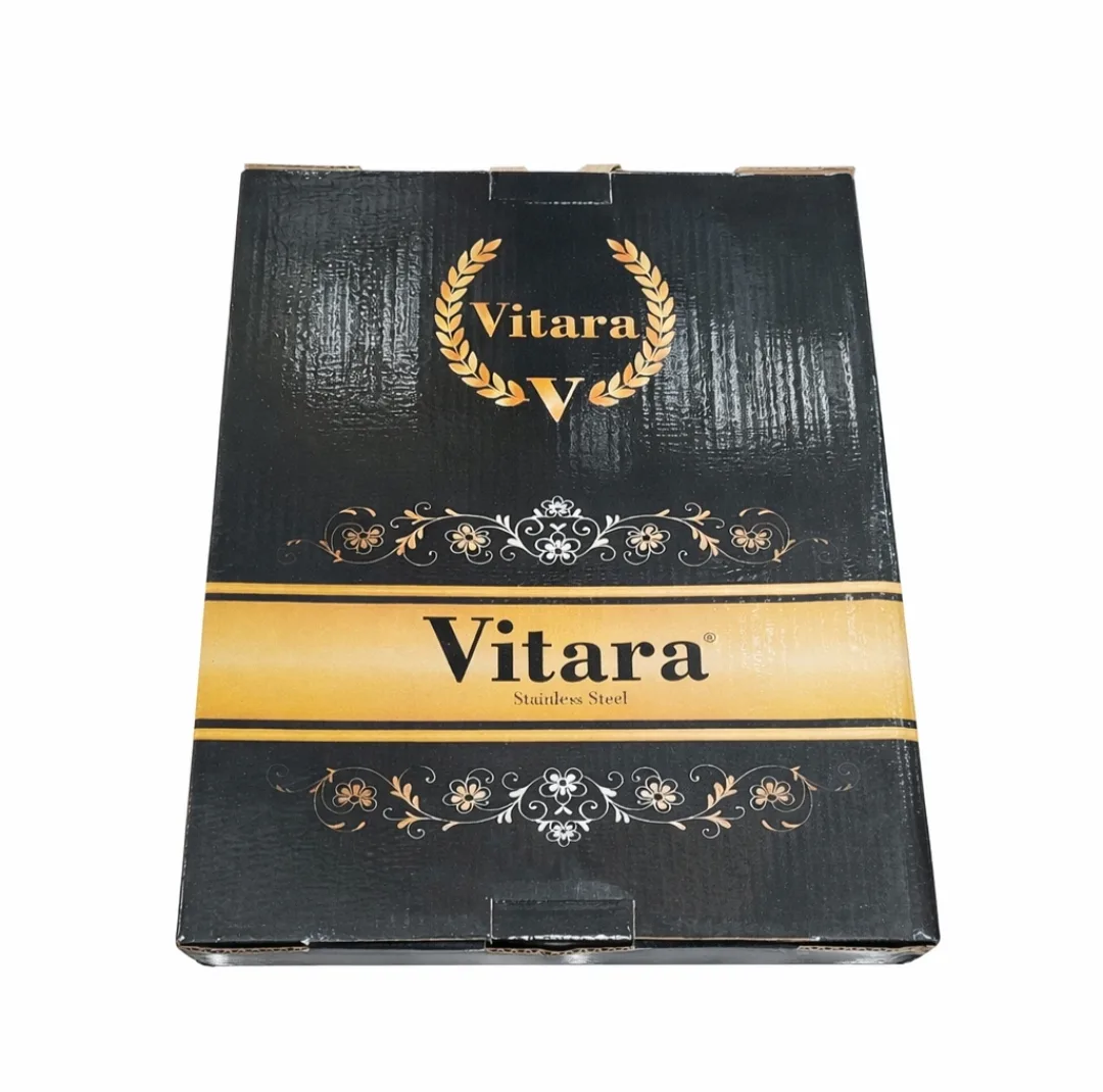 سینی دسته دار ویتارا مدل ss1800 سایز 26×42 و 35×22 سانتی متر