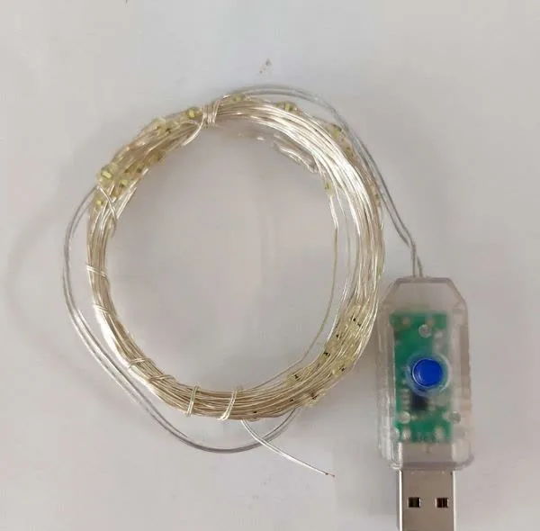 ریسه ال ای دی مدل مفتولی USB دار کد 345 طول 5 متر