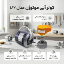کولر آبی مدل SH300 به همراه پمپ آب موتوژن