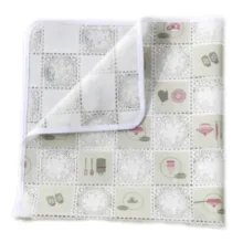 سفره 8 نفره مدل رویال طرح گیپور سایز 140×140 سانتی متر کد 04