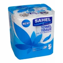 دستمال حوله ای ساحل مدل اقتصادی 2 بسته 4 عددی