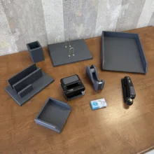 ست لوازم اداری رومیزی مدل GH-309 مجموعه ۹ عددی